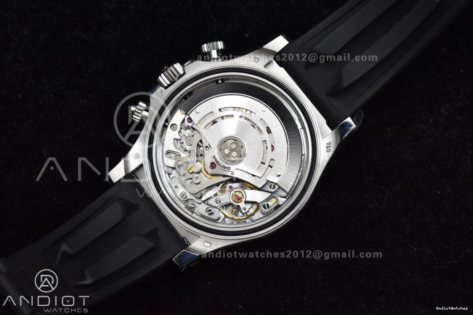 on 116519 Dial Oysterflex SA Rubber Strap BTF Best Edition Contemporary Diamonds Black 768 1:1 Daytona 0506